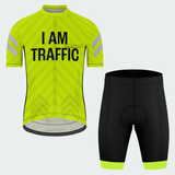 Men's I Am Traffic Reflective Sharrows Regular Fit Cycling Kit
