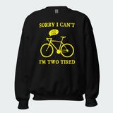 Men's I'm Two Tired Funny Cycling Tops