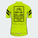 Men's Bicycles May Use Full Lane Regular Fit Cycling Kit