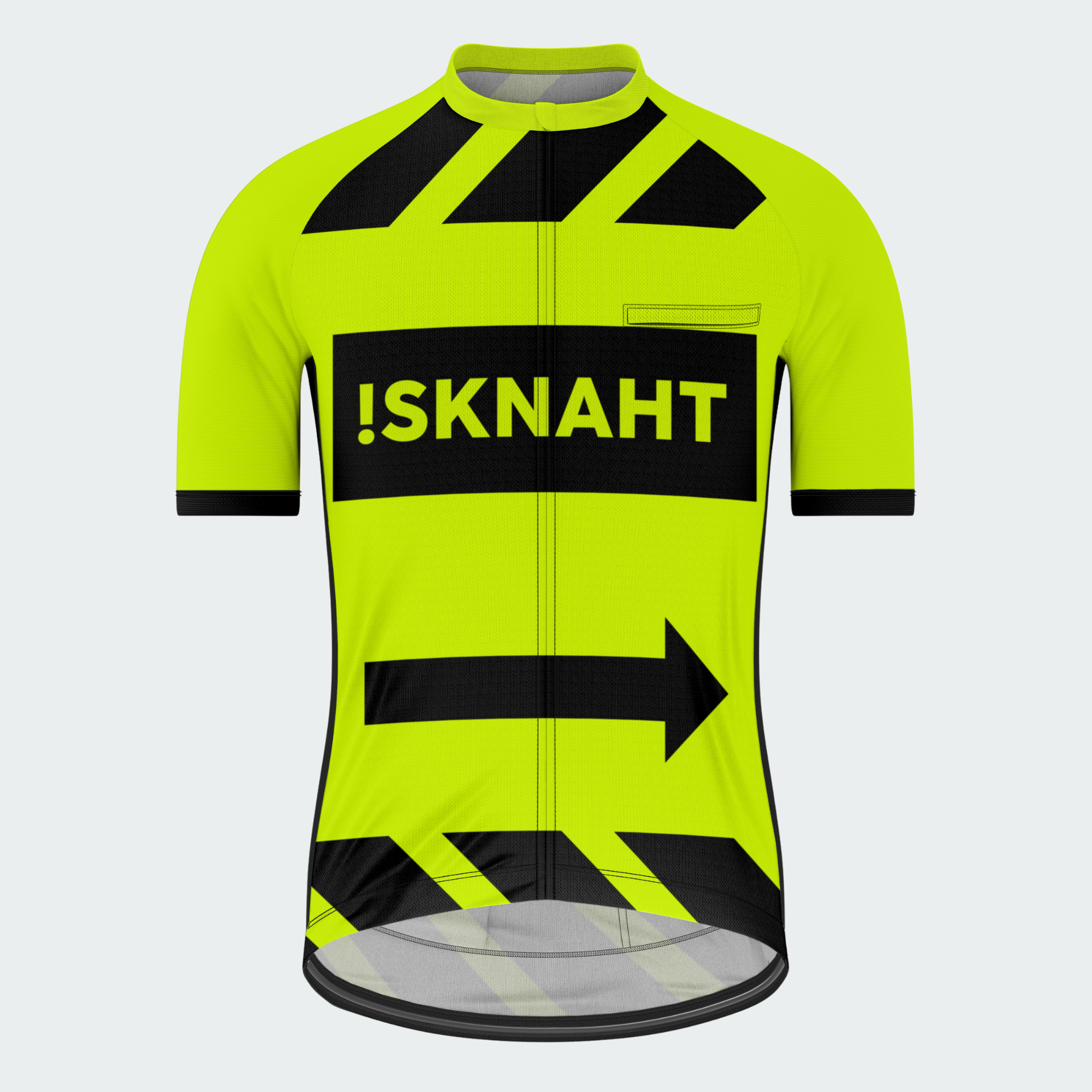 Men's 3 Feet Traffic Sign Regular Fit Cycling Kit