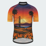 Men's Sunset California State Regular Fit Cycling Kit