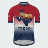 Men's Texas State Outline Regular Fit Cycling Kit