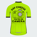 Men's Say Cheese Reflective Camera Lens And Flash Regular Fit Cycling Kit