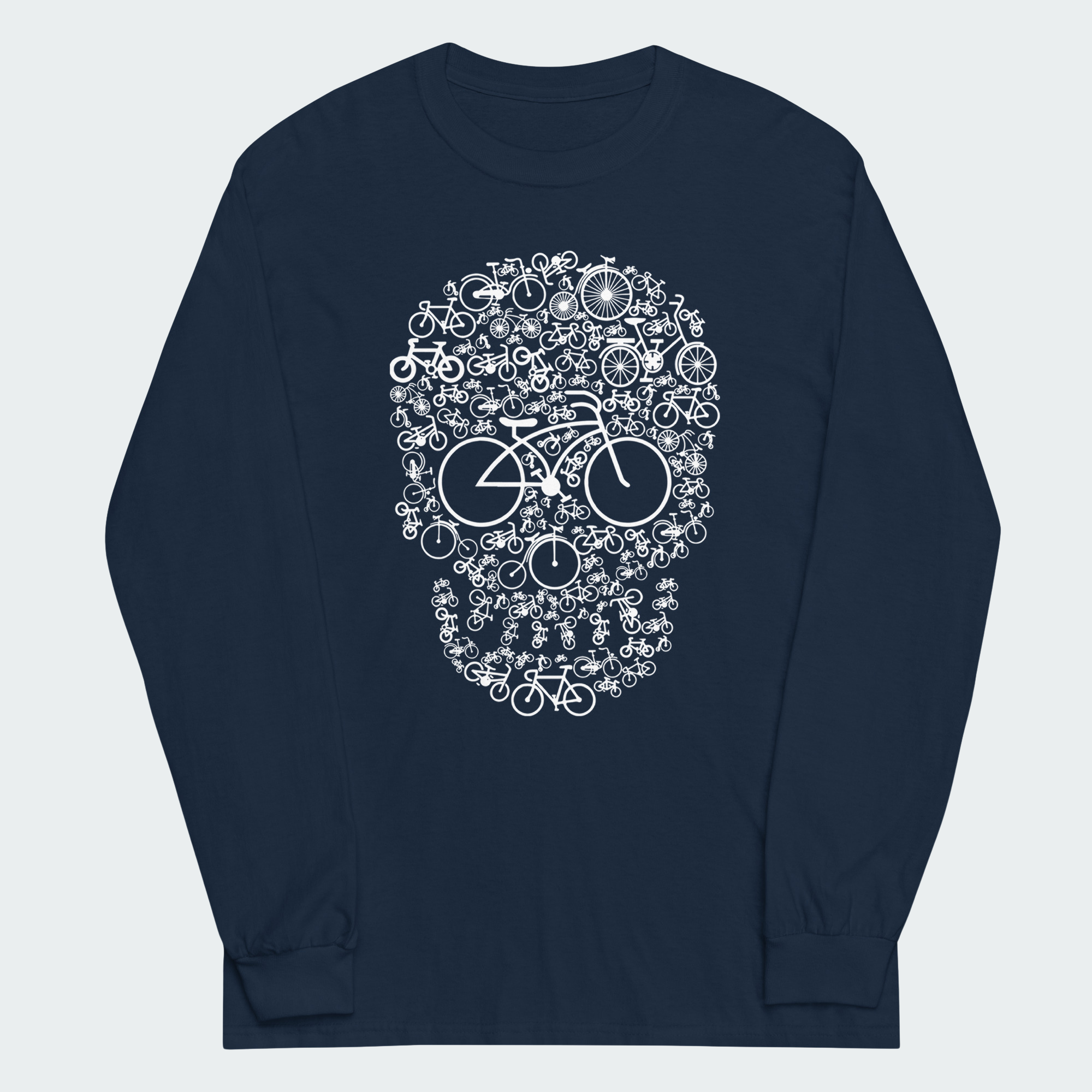 Men's Bicycle Skull Cycling Tops