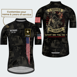 Men’s Personalized I Served My Country Army Veteran Cycling Jersey & Kit