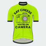 Men's Say Cheese Reflective Camera Lens And Flash Regular Fit Cycling Kit
