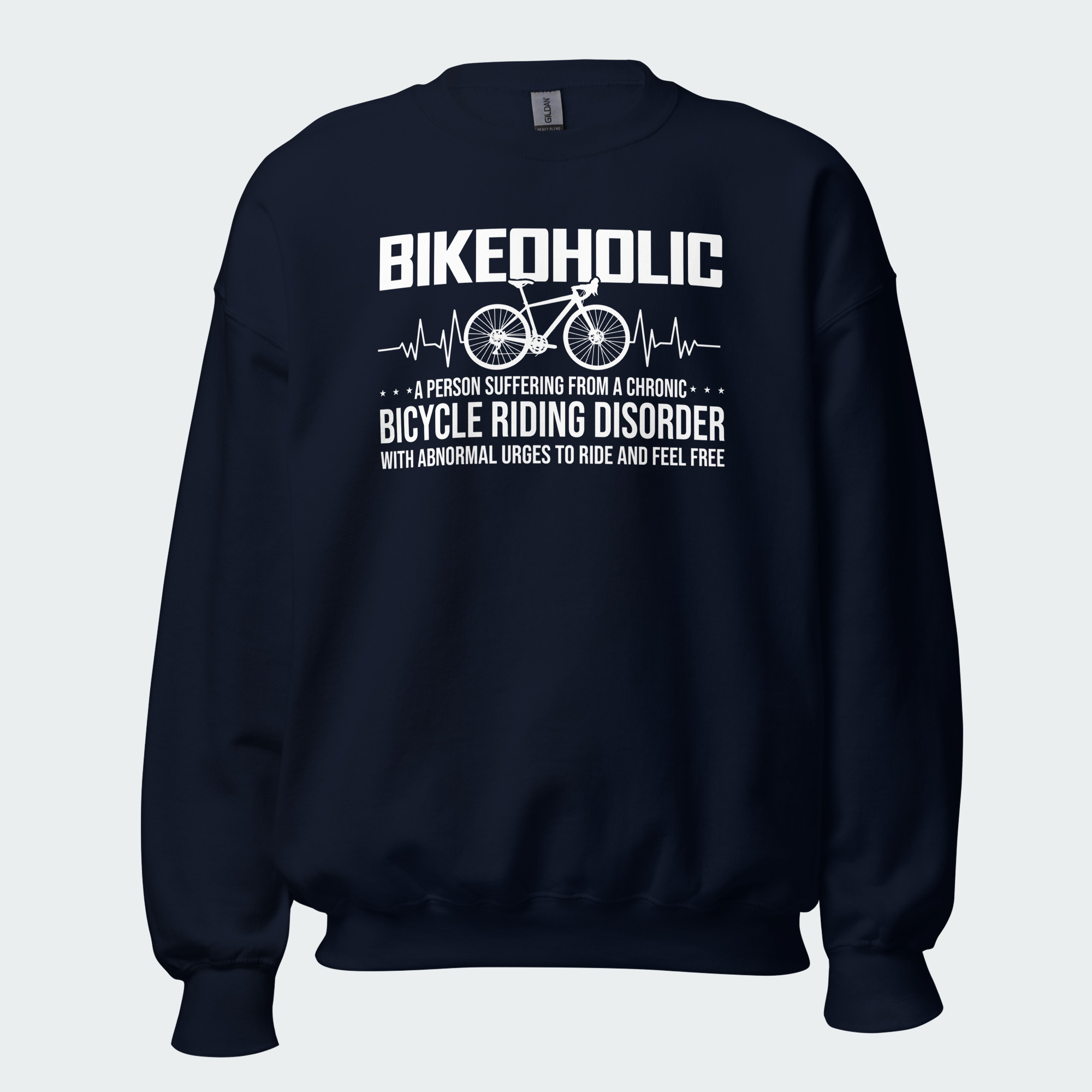 Men's Bikeoholic Definition Funny Cycling Tops