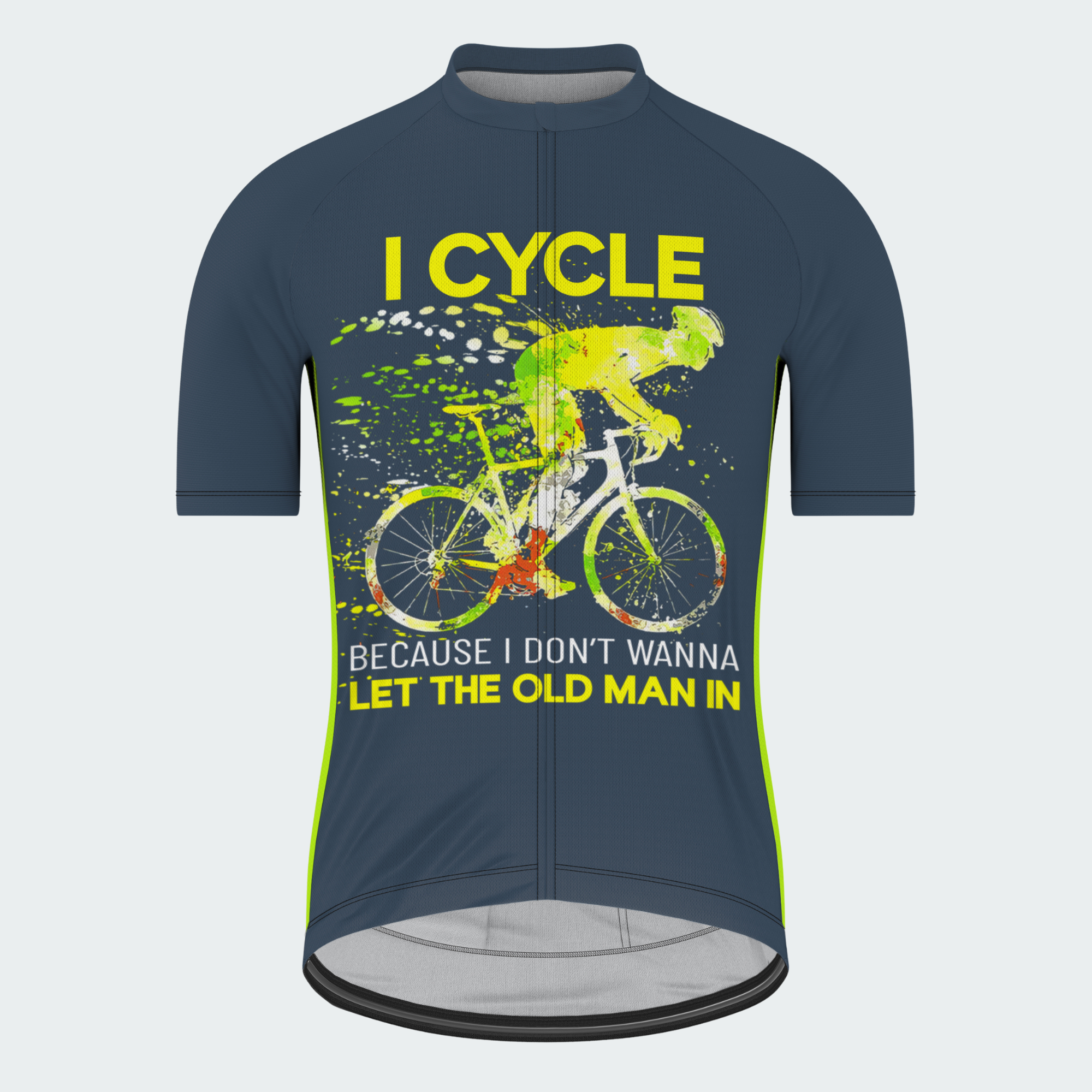 Men's I Don't Wanna Let The Old Man In Regular Fit Cycling Kit