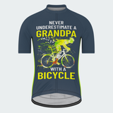 Men's A Grandpa With A Bicycle In Regular Fit Cycling Kit