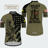 Men’s Personalized I Walked The Walk Army Veteran Cycling Jersey & Kit