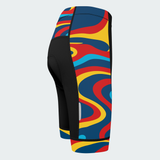 Men's Colorful Psychedelic Swirls Regular Fit Cycling Kit