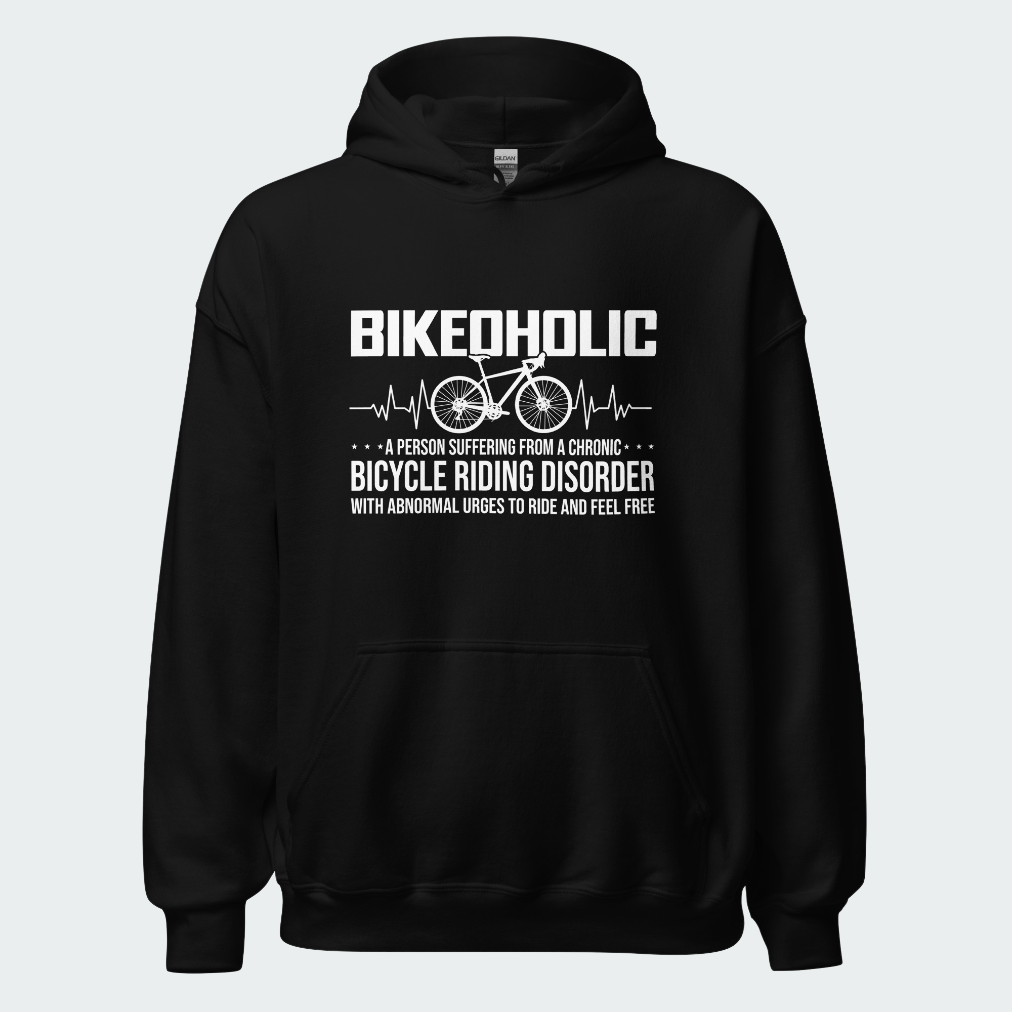 Men's Bikeoholic Definition Funny Cycling Tops