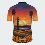 Men's Sunset California State Regular Fit Cycling Kit