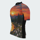 Men's Arkansas State Sunset Regular Fit Cycling Kit