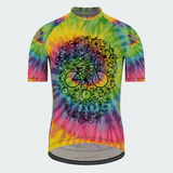 Men's Tie Dye Skull Regular Fit Cycling Kit