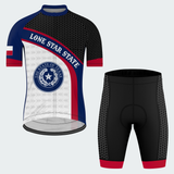 Men’s Personalized Lone Star State Seal Regular Fit Cycling Jersey & Kit