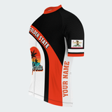 Men’s Personalized California Golden State Palm Sunset Cycling Jersey & Kit