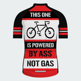Men's Powered By Ass Not Gas Regular Fit Cycling Kit