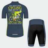 Men's You Get Old When You Stop Cycling Regular Fit Cycling Kit