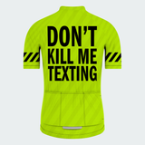 Men's Don't Kill Me Texting Regular Fit Cycling Kit