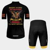 Men’s Personalized Desert Storm Gulf War Veteran Cycling Jersey & Kit