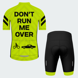 Men's Don't Run Me Over Regular Fit Cycling Kit