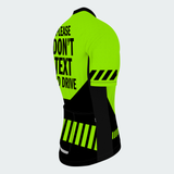 Men's Don't Text And Drive Regular Fit Cycling Kit