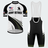Men’s Personalized U.S. Army Retired Veteran Cycling Jersey & Kit
