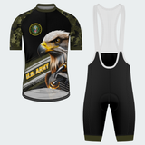 Men’s Personalized U.S. Army Bald Eagle Camo Cycling Jersey & Kit