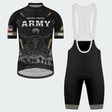 Men’s Personalized U.S. Army Veteran Eagle Seal Legacy Cycling Jersey & Kit