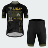 Men’s Personalized U.S. Army Retired Combat Boots Cycling Jersey & Kit