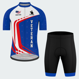 Men’s Personalized American Veteran Proudly Served Cycling Jersey & Kit