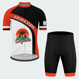 Men’s Personalized California Golden State Palm Sunset Cycling Jersey & Kit
