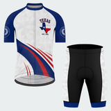 Men’s Personalized Texas Born Texas Proud Regular Fit Cycling Jersey & Kit