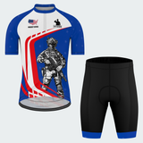 Men’s Personalized U.S. Veteran Proudly Served Soldier Cycling Jersey & Kit