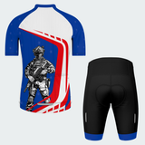 Men’s Personalized U.S. Veteran Proudly Served Soldier Cycling Jersey & Kit