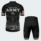 Men’s Personalized U.S. Army Veteran Eagle Seal Legacy Cycling Jersey & Kit