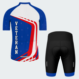 Men’s Personalized American Veteran Proudly Served Cycling Jersey & Kit