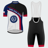 Men’s Personalized Lone Star State Seal Regular Fit Cycling Jersey & Kit