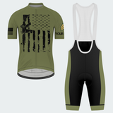 Men’s Personalized Army Family Faith Friends Flag Firearms Cycling Jersey & Kit