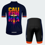 Men’s Personalized California Vaporwave Sunset Cycling Jersey & Kit