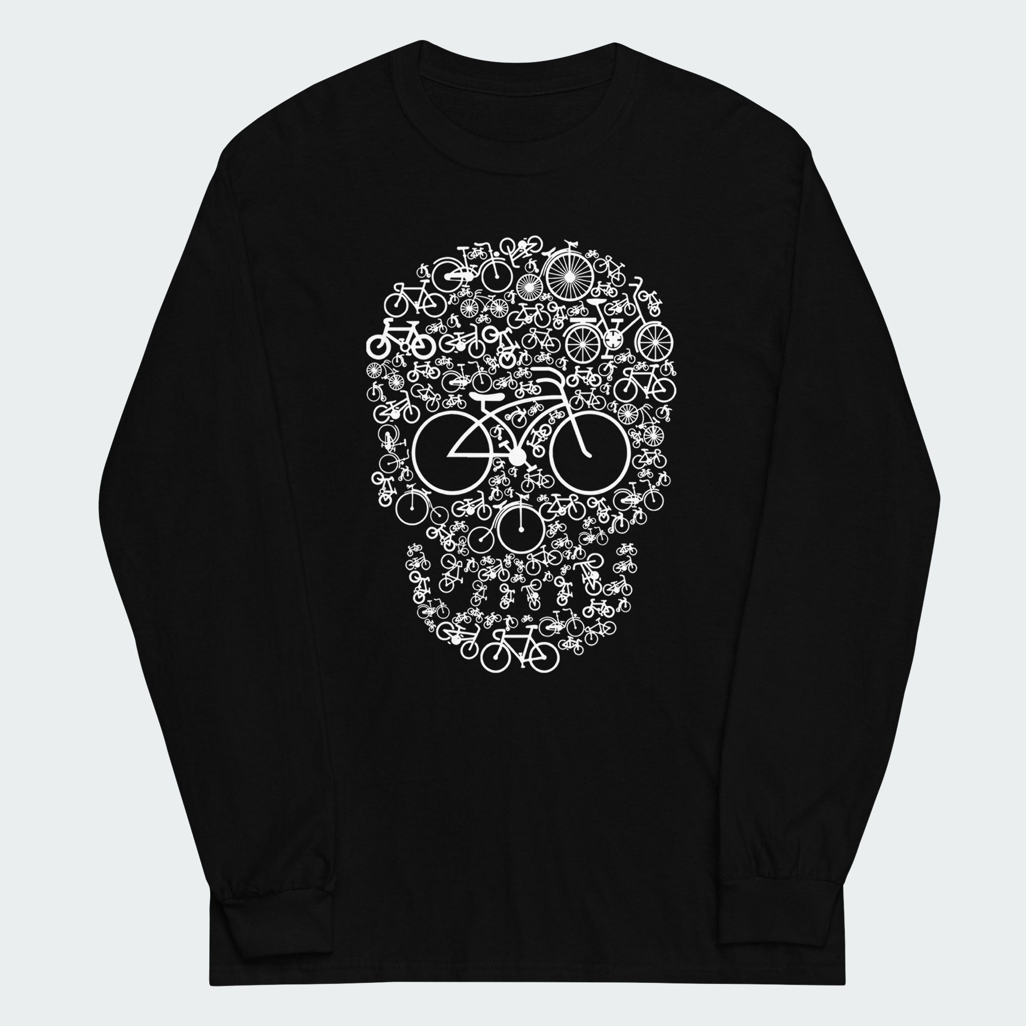 Men's Bicycle Skull Cycling Tops