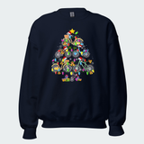Men's Christmas Bicycle Tree Cycling Tops