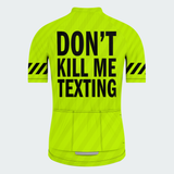 Men's Don't Kill Me Texting Regular Fit Cycling Kit