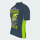 Men's A Grandpa With A Bicycle In Regular Fit Cycling Kit