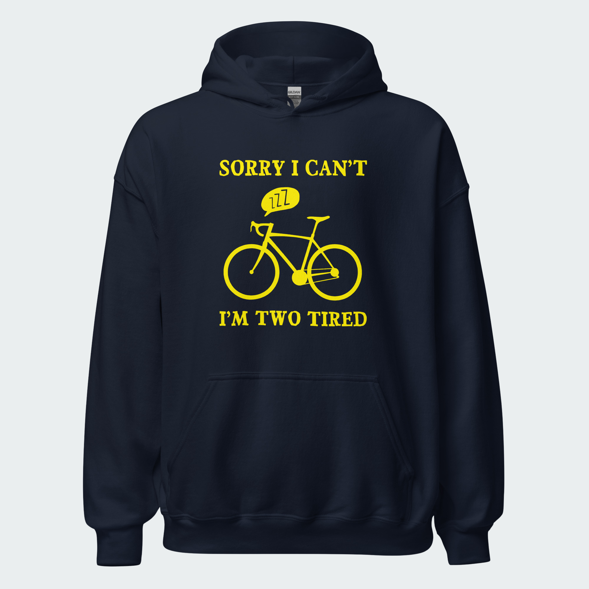 Men's I'm Two Tired Funny Cycling Tops
