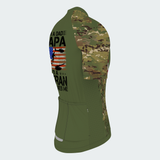 Men’s Personalized U.S. Army Veteran Dad Cycling Jersey & Kit