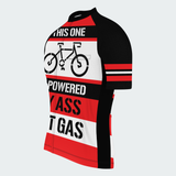 Men's Powered By Ass Not Gas Regular Fit Cycling Kit
