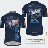 Men’s MILF Man I Love Freedom Patriotic Cycling Jersey