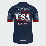 Men’s We The People 1776–2026 Patriotic Cycling Jersey & Kit